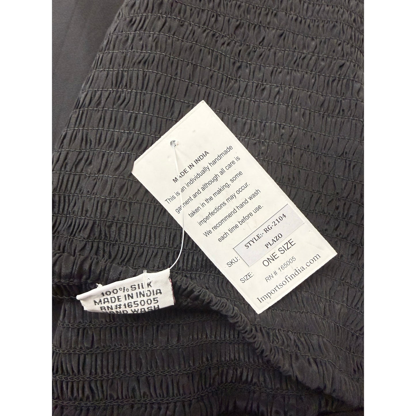 Waist Wide-Leg Pants