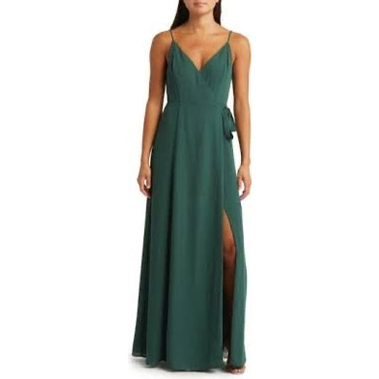 WAYF angelina slit leg dress
