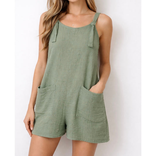 Final Touch Cotton Romper – NWOT