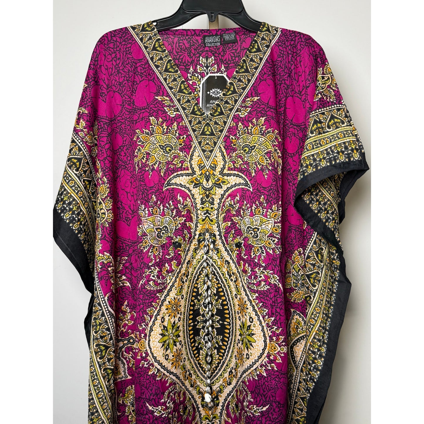 Women's Kaftan Print Kimono Stylish Loungewear, Beach Cover-Up