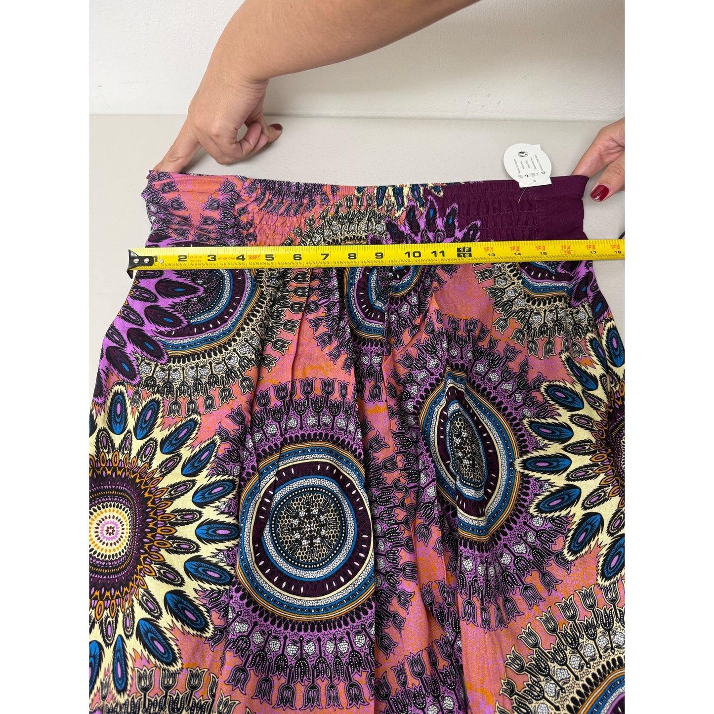 Boho Wide-Leg Wrap Pants – One Size