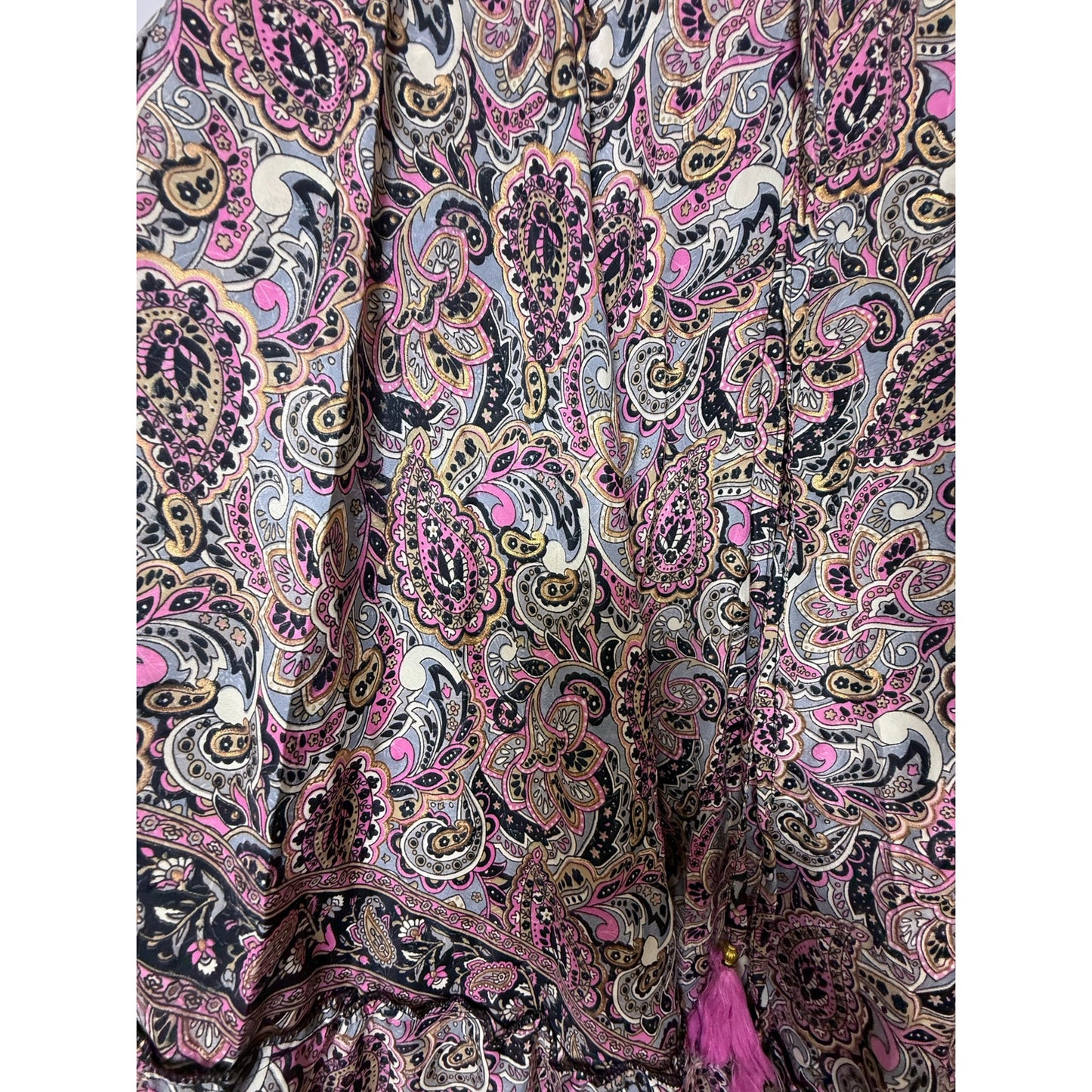 Boho Paisley Maxi Skirt