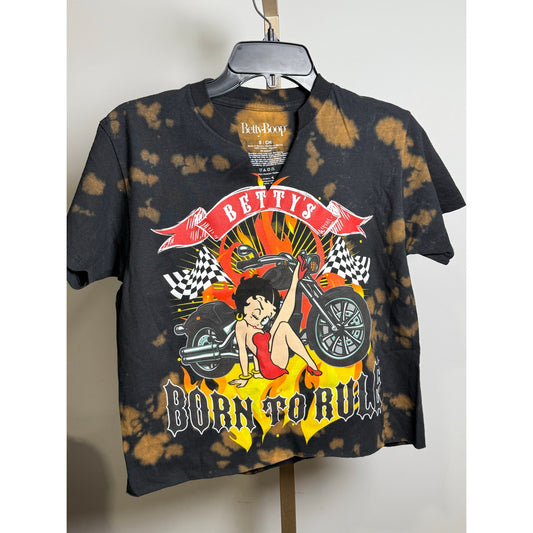 NWOT Smurfs crop top