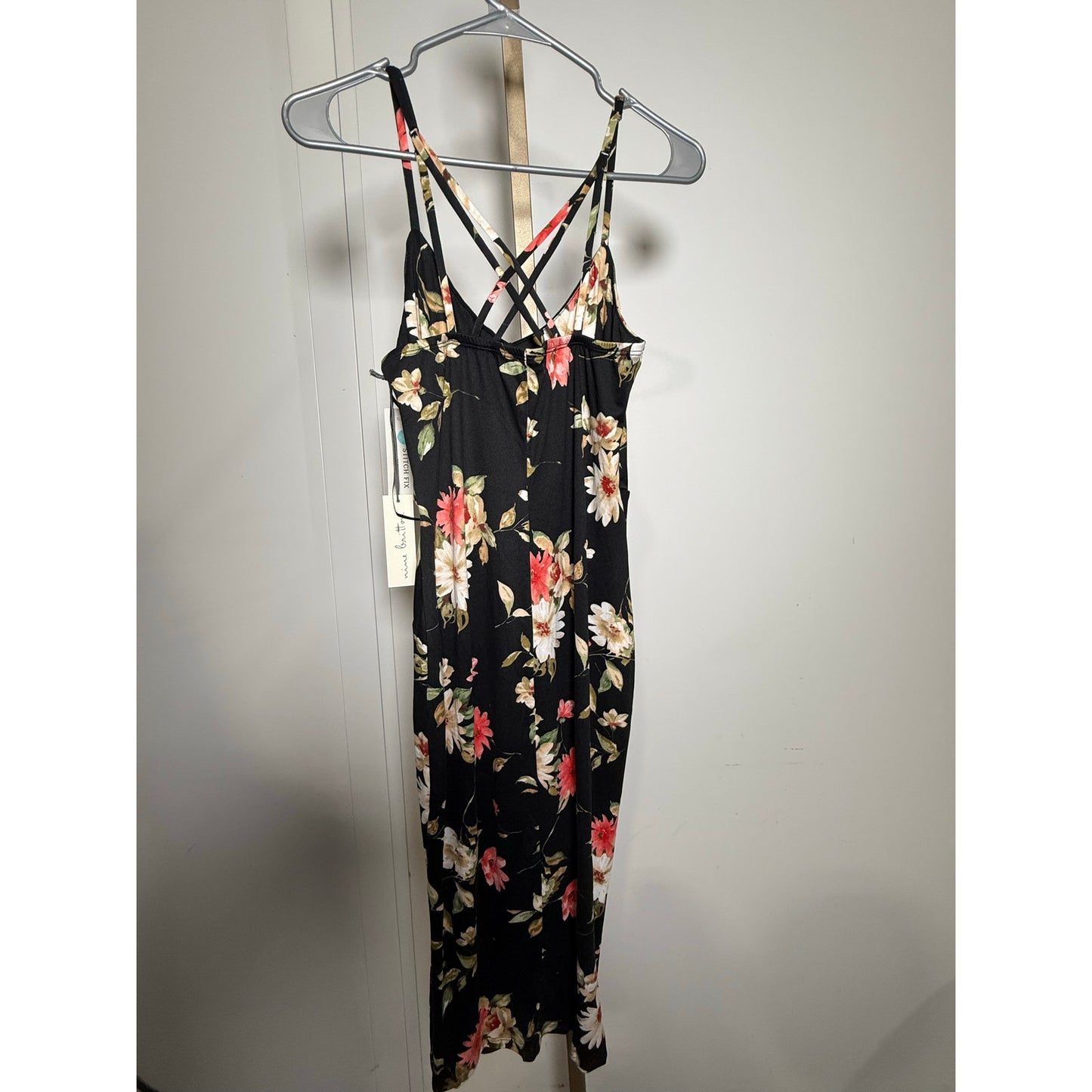 Nine Britton floral midi dress