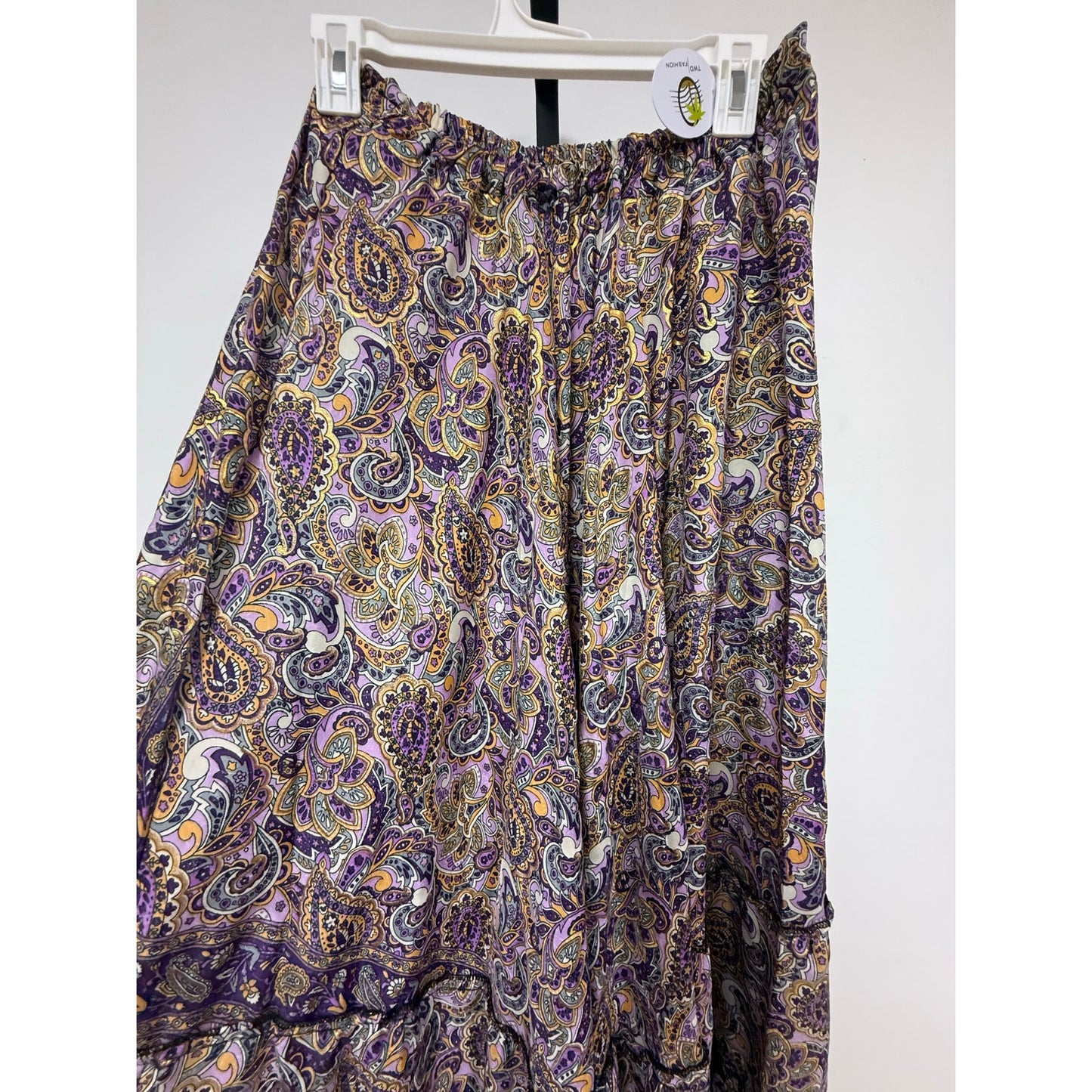 Boho Paisley Maxi Skirt