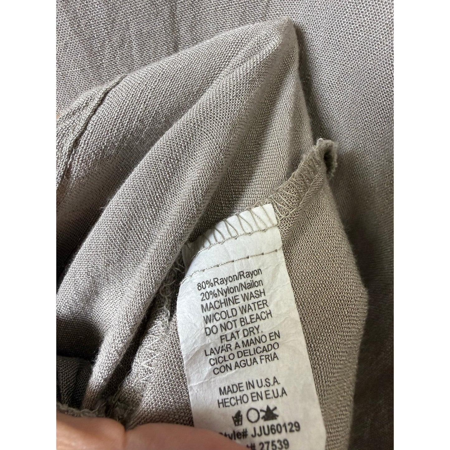 NWOT Final Touch Romper – 80% Rayon / 20% Nylon