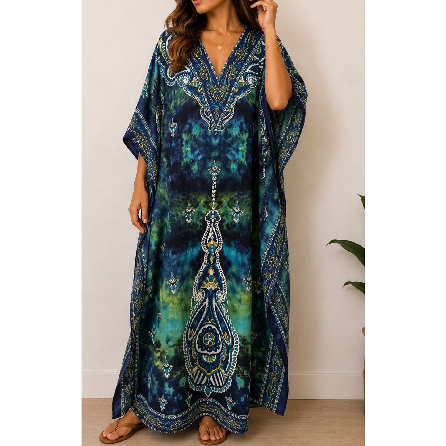 Kaftan Dresses for Women Beach Coverups, One Size Kaftans