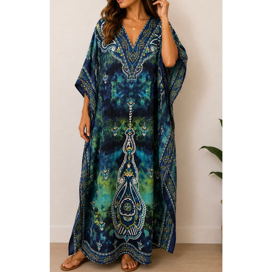 Kaftan Dresses for Women Beach Coverups, One Size Kaftans