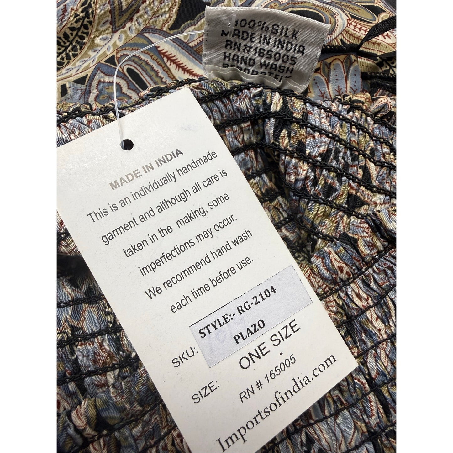 Waist Wide-Leg Pants