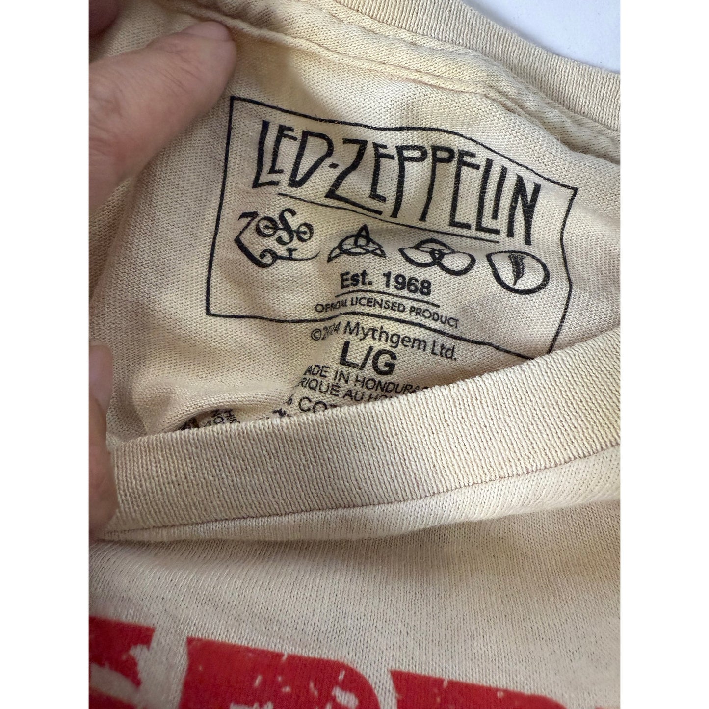 NWOT led zeppelin crop top