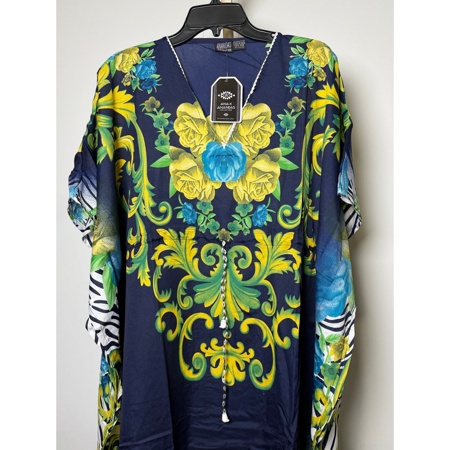 Maxi long Kaftan Women's Maxi Dress, Cover-Ups, One Size
