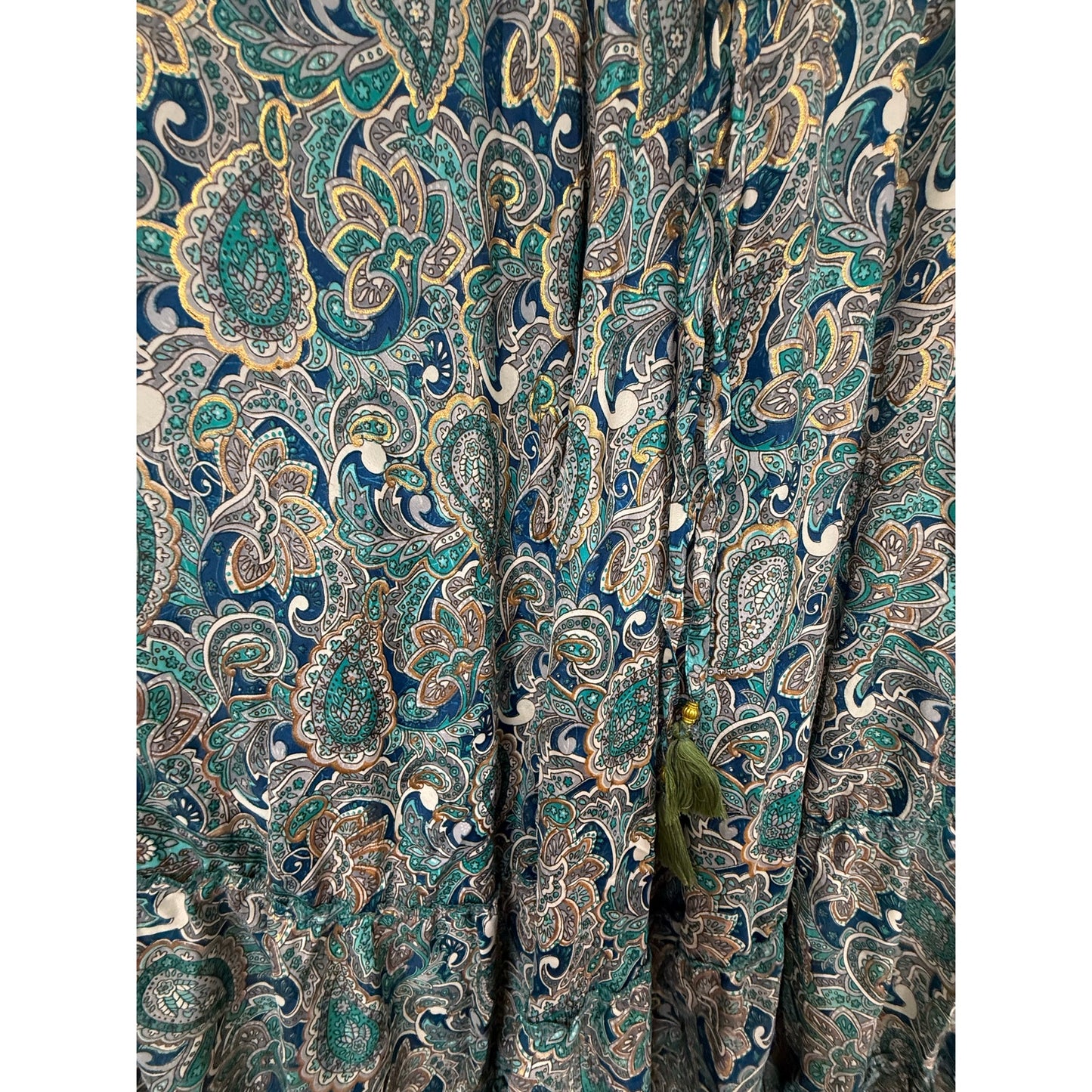 Boho Paisley Maxi Skirt