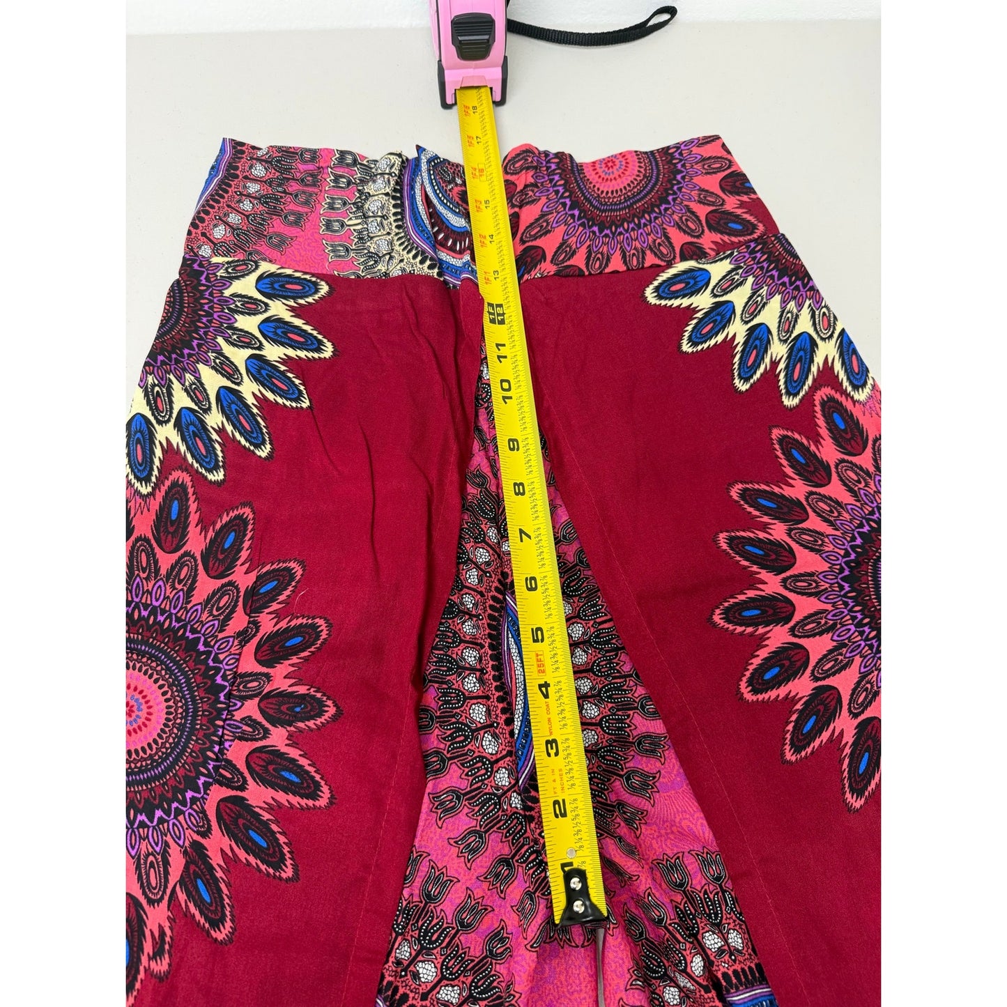 Boho Wide-Leg Wrap Pants – One Size