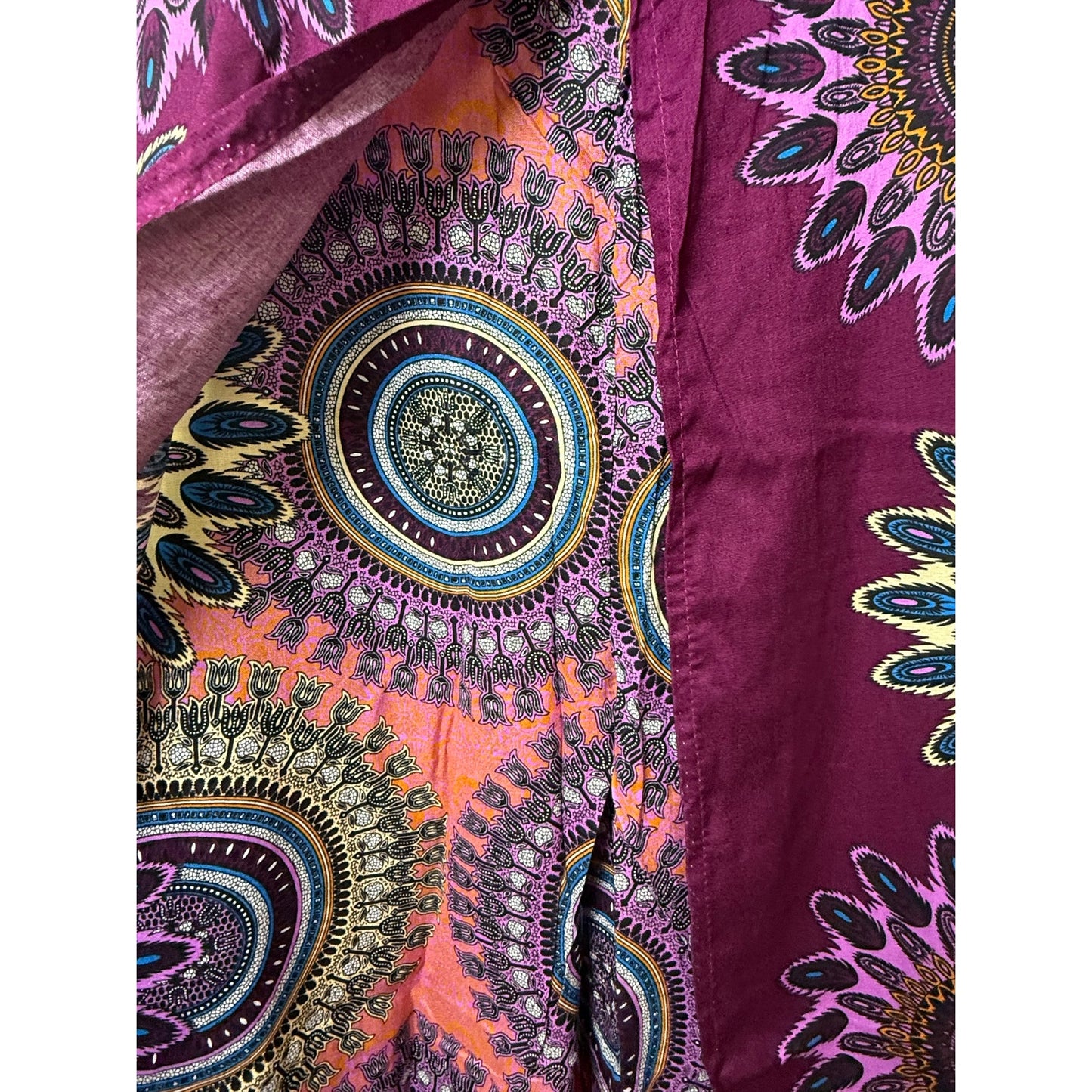 Boho Wide-Leg Wrap Pants – One Size