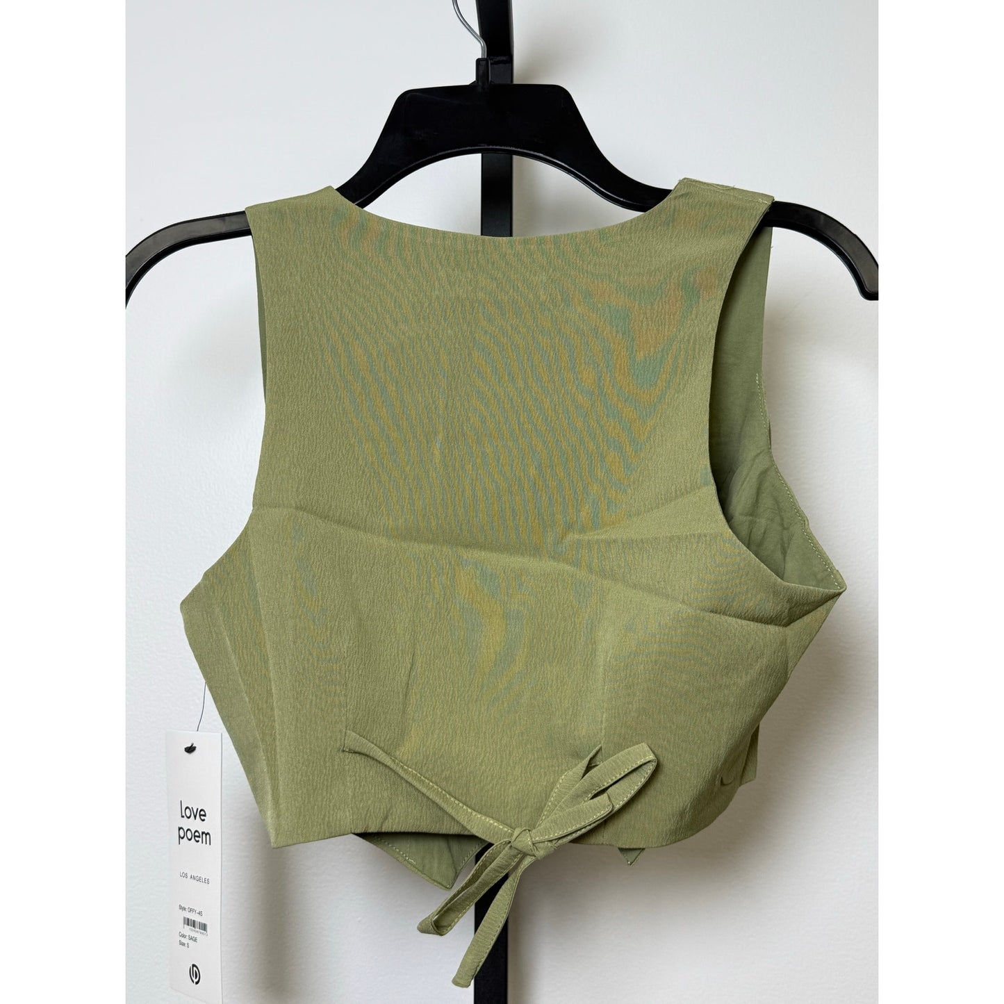 Textured Woven Vest With Pleated Short Set
