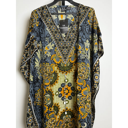Kaftan Dresses for Women Beach Coverups, One Size Kaftans