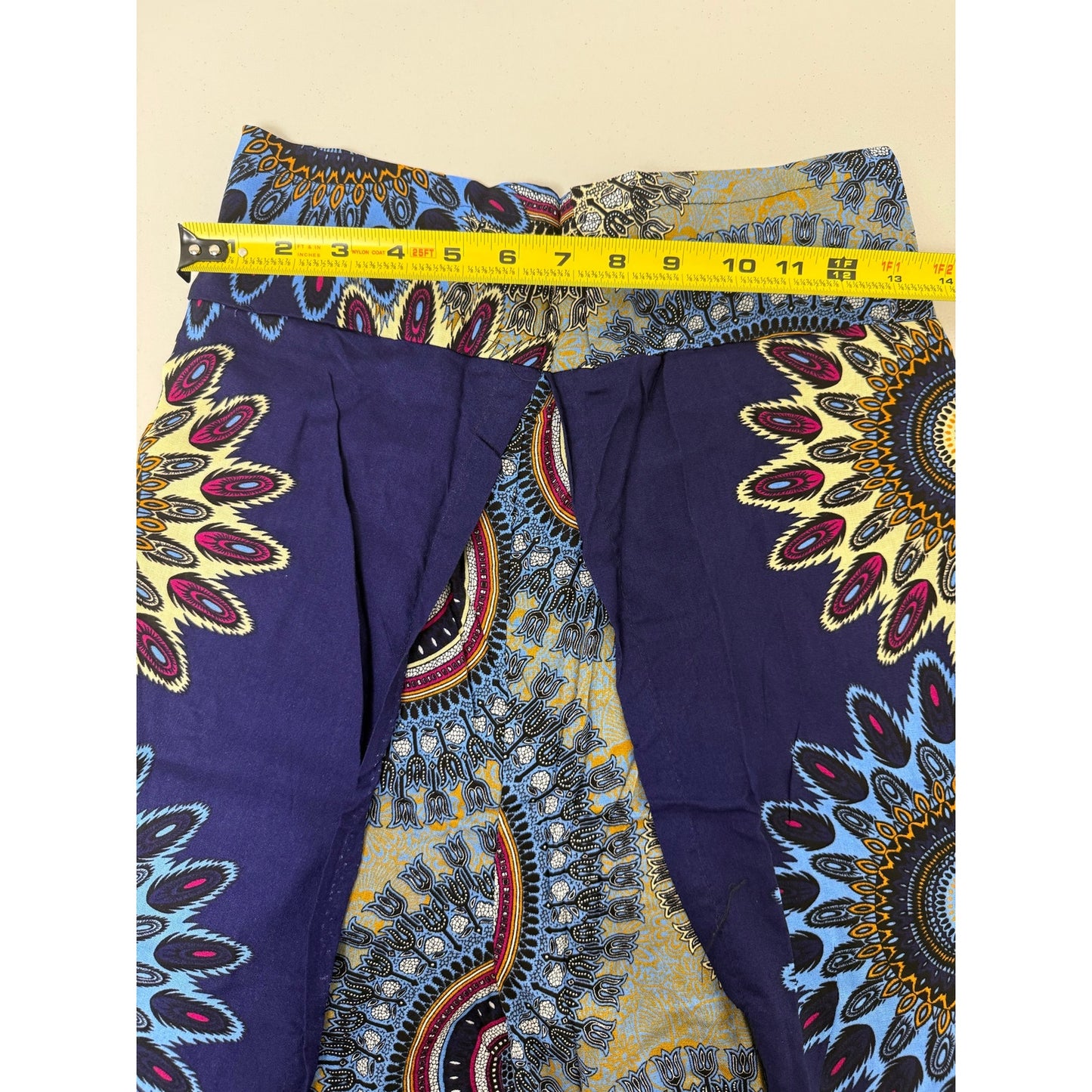 Boho Wide-Leg Wrap Pants – One Size