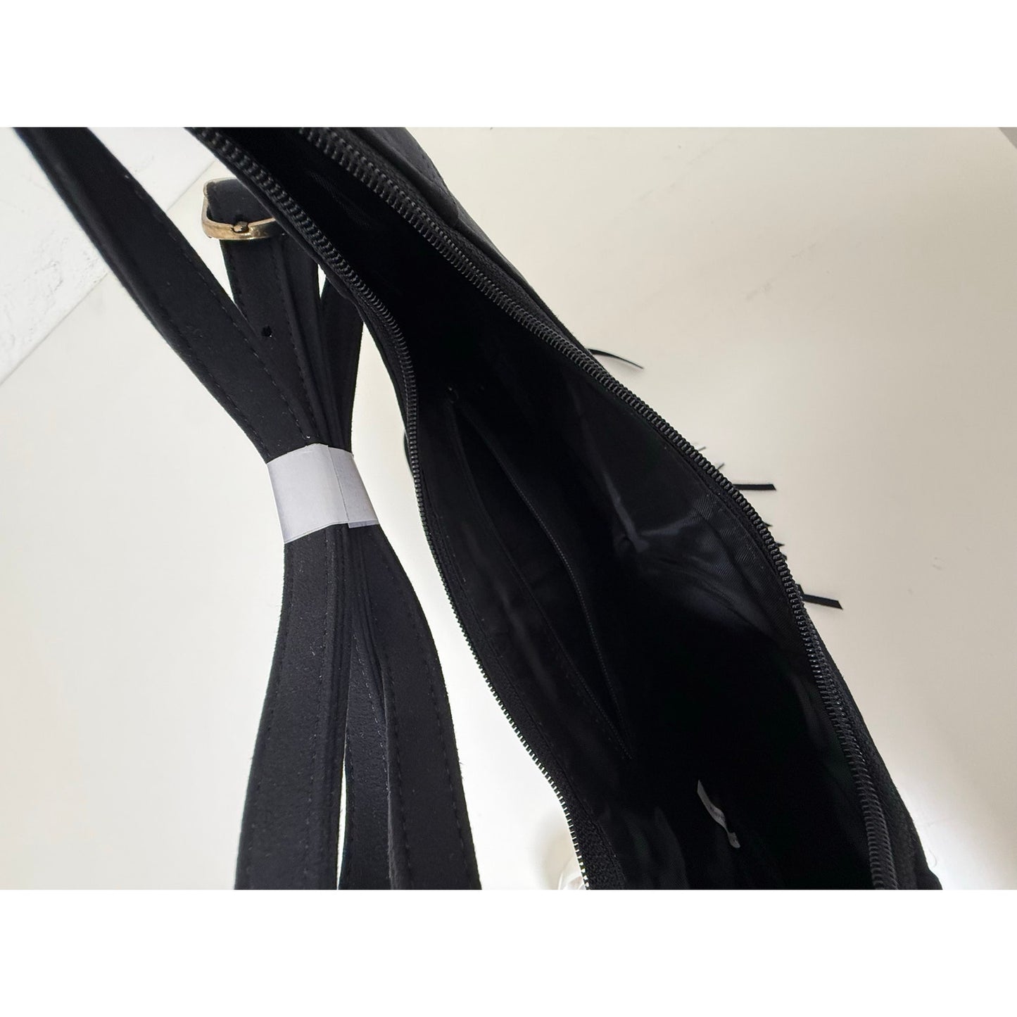 Black Fringe Crossbody Bag