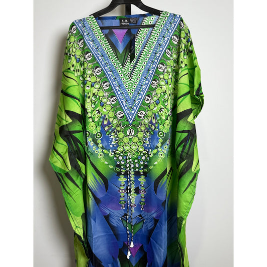 Kaftan Dresses for Women Beach Coverups, One Size Kaftans