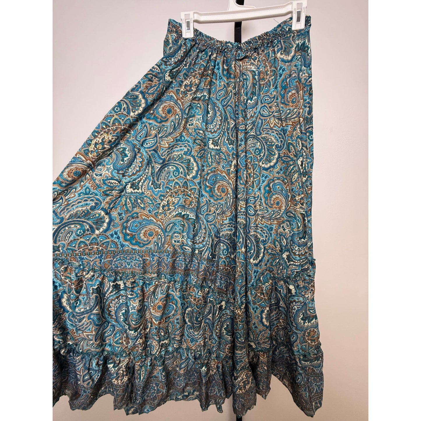 Boho Paisley Maxi Skirt