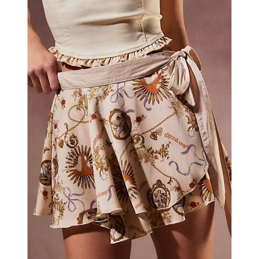Kimchi blue ballet wrap mini skirt