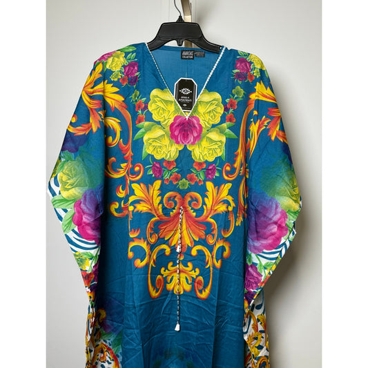Maxi long Kaftan Women's Maxi Dress, Cover-Ups, One Size