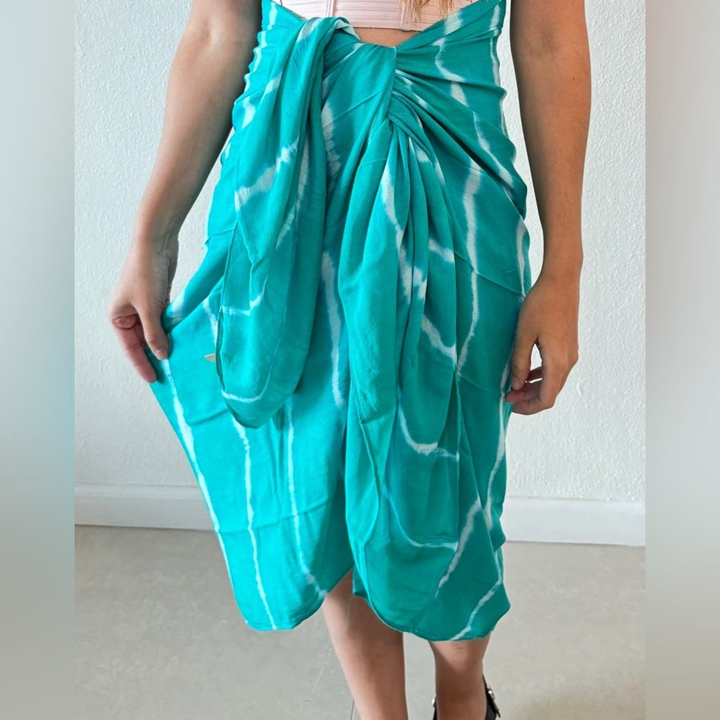 Bijoux Terner Multi-functional Pareo Skirts, Sarong tie dye