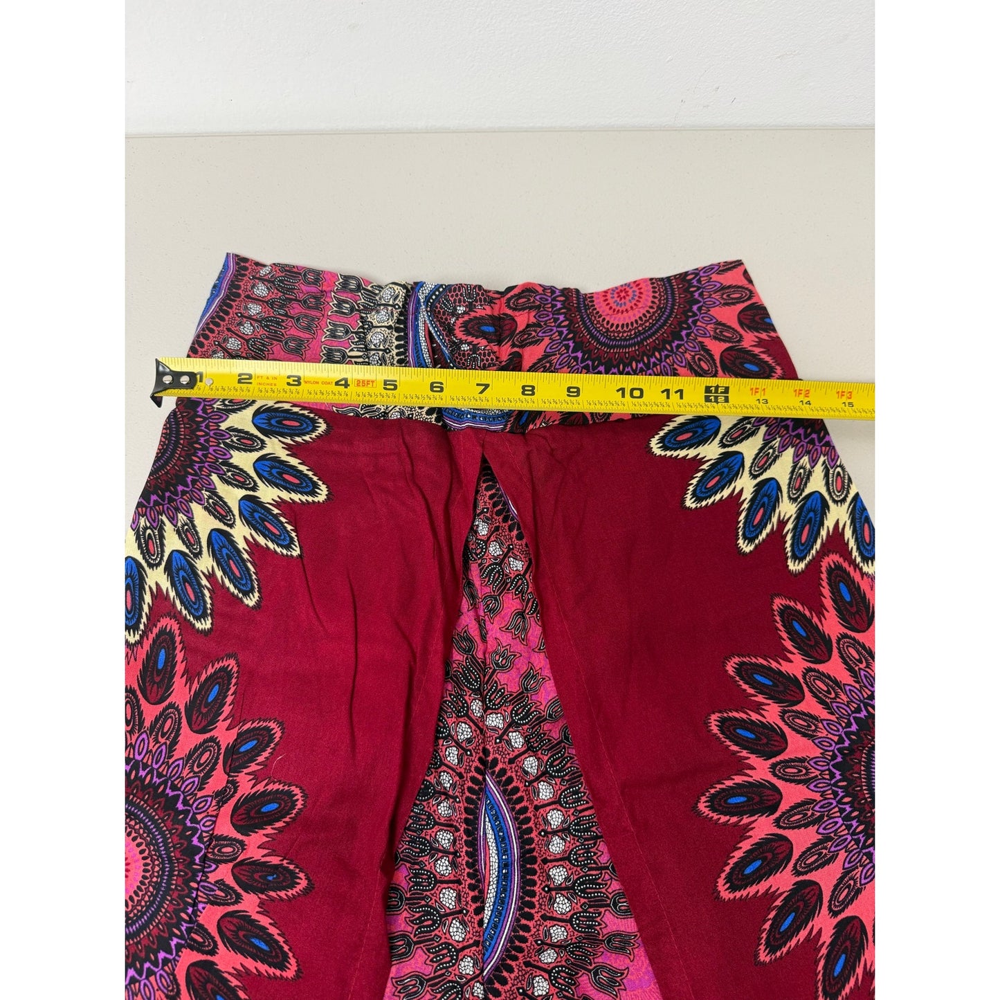 Boho Wide-Leg Wrap Pants – One Size