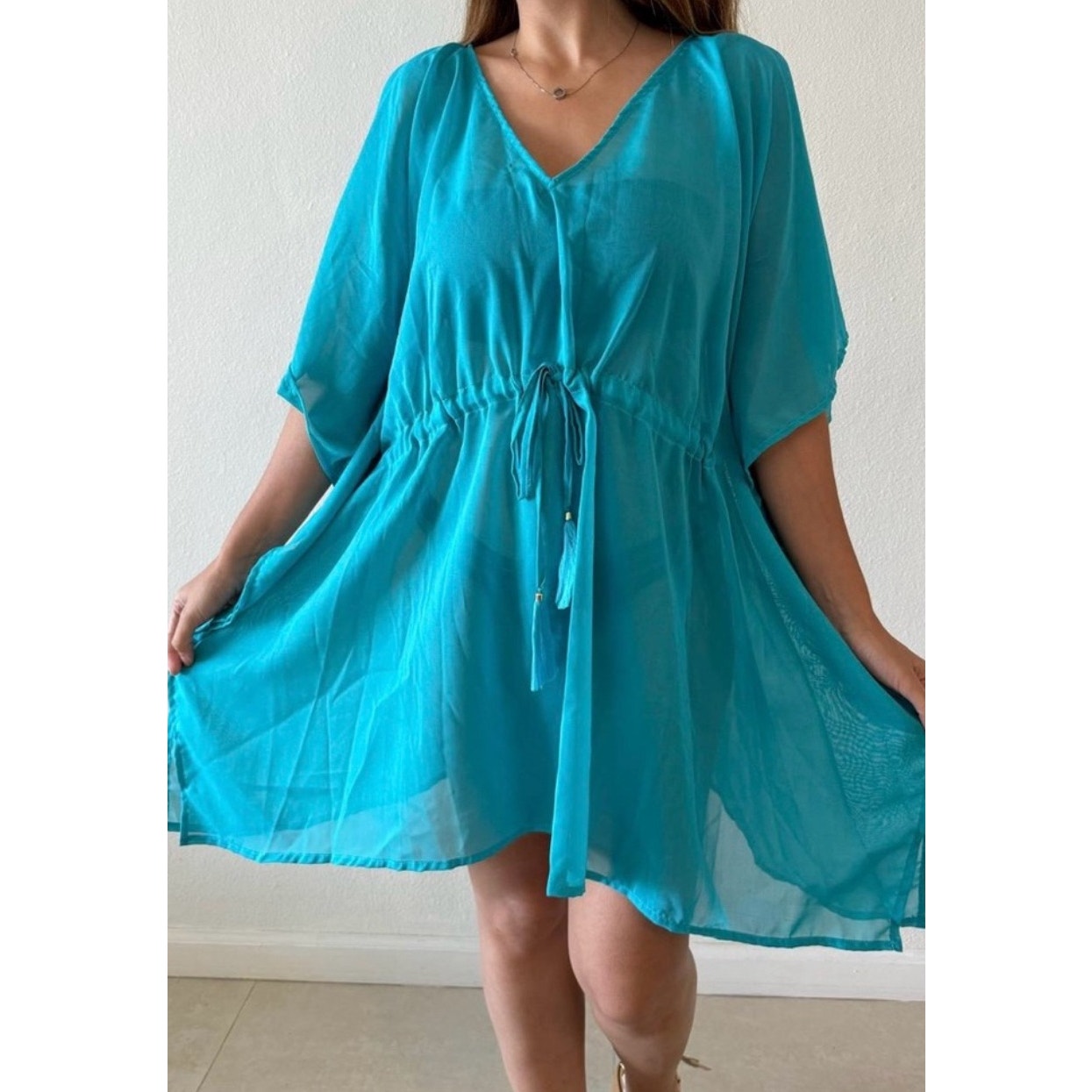 Bundle 3 Mixed Solid Colors Cover-ups One Size