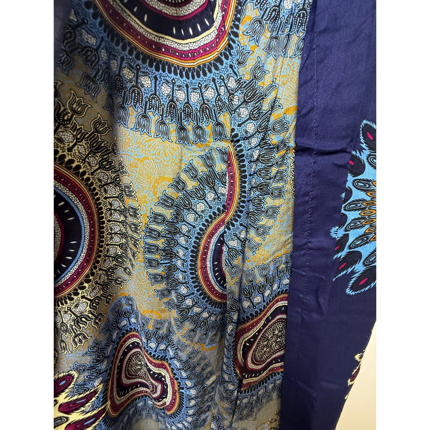 Boho Wide-Leg Wrap Pants – One Size