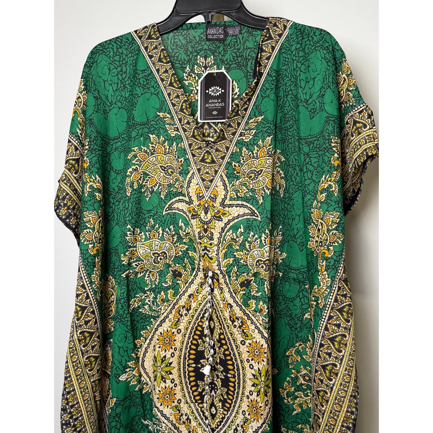 Women's Kaftan Print Kimono Stylish Loungewear, Beach Cover-Up
