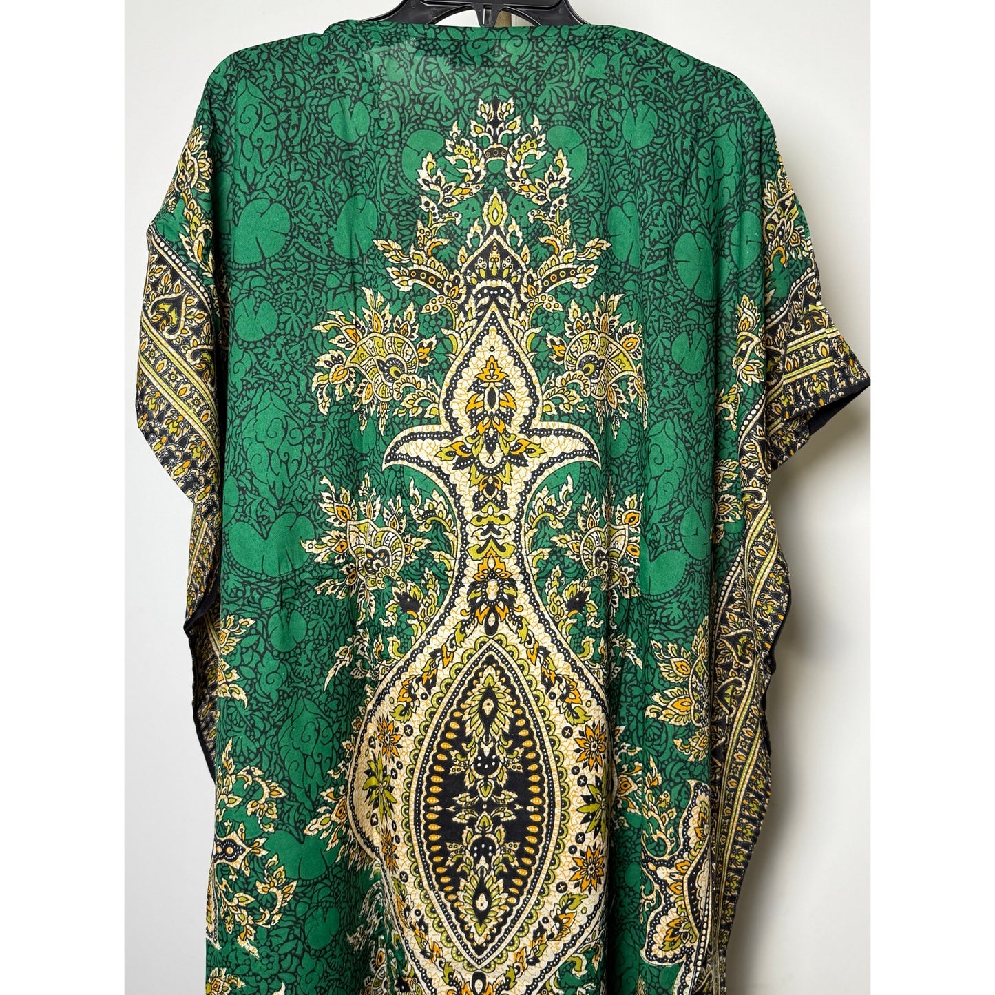 Women's Kaftan Print Kimono Stylish Loungewear, Beach Cover-Up