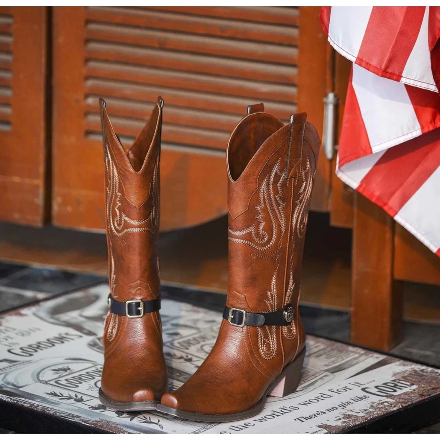 Rose Gentle Boots western boots cowgirl Size 6