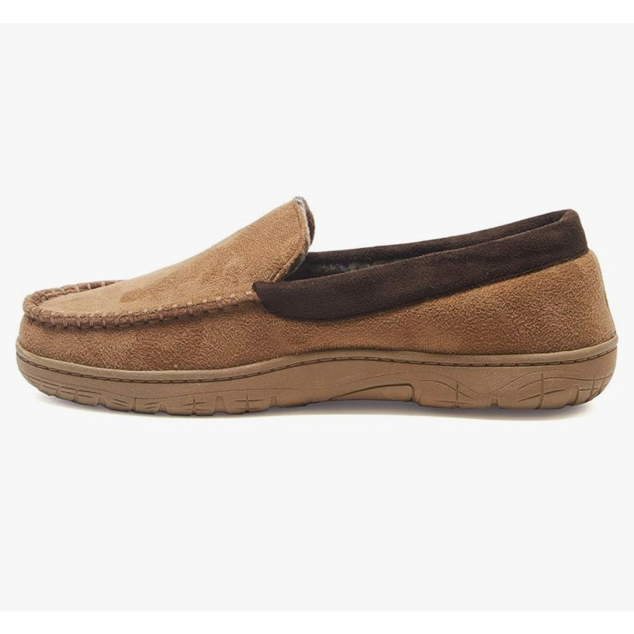 Hanes Men's Textured Moccasin Slipper