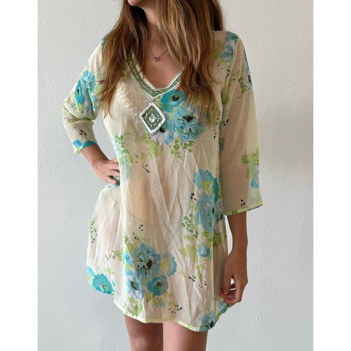 Women's Embellished Cover Up Beachwear Coverups