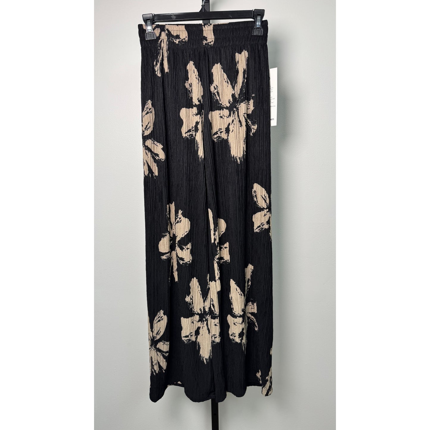 Print Crinkled Plisse 2pc Loungewear Set