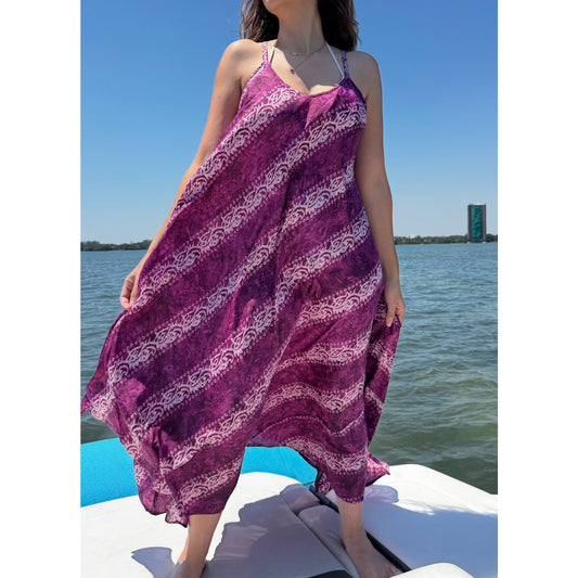 Summer casual women’s dress bohemian swimwear cover up