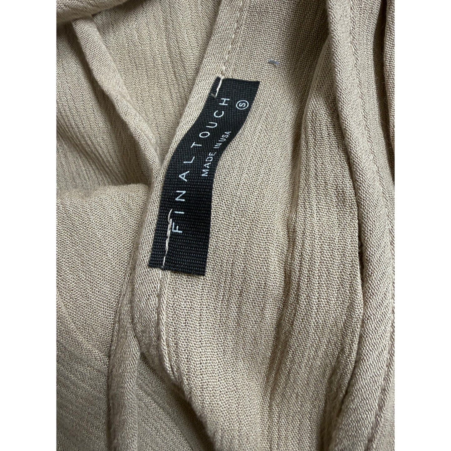 Chic Sleeveless Wide-Leg Jumpsuit – Beige / Neutral