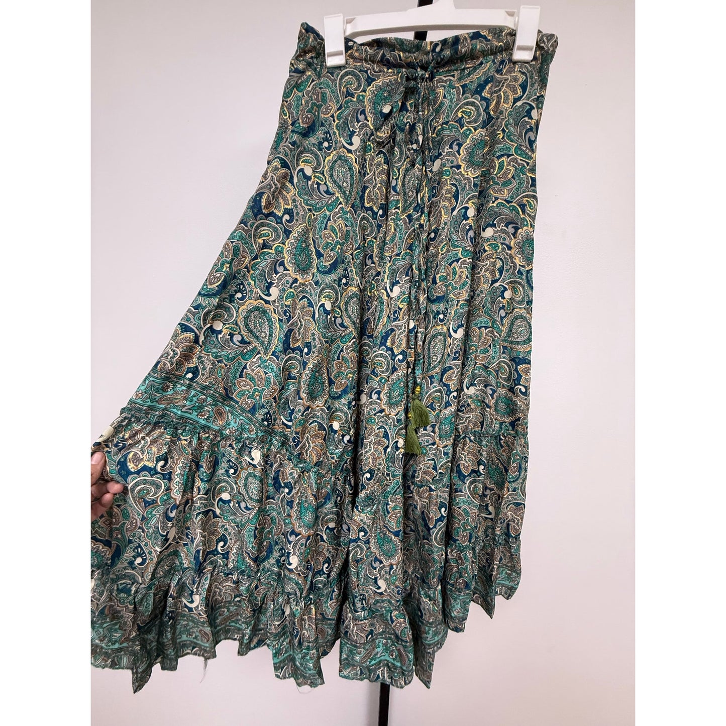 Boho Paisley Maxi Skirt