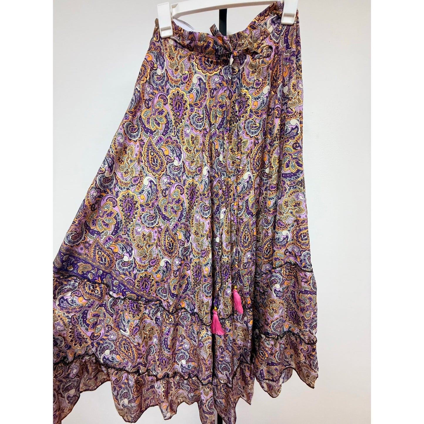 Boho Paisley Maxi Skirt