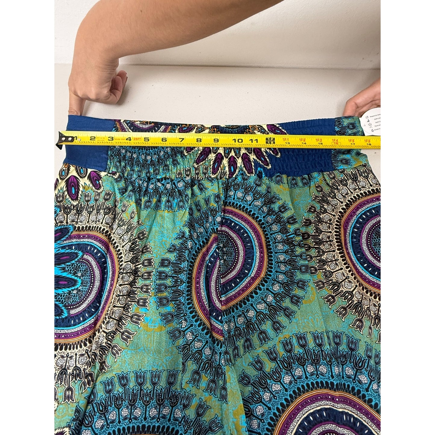 Boho Wide-Leg Wrap Pants – One Size