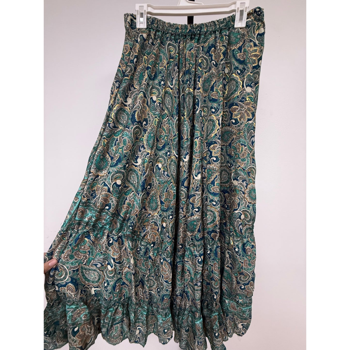 Boho Paisley Maxi Skirt