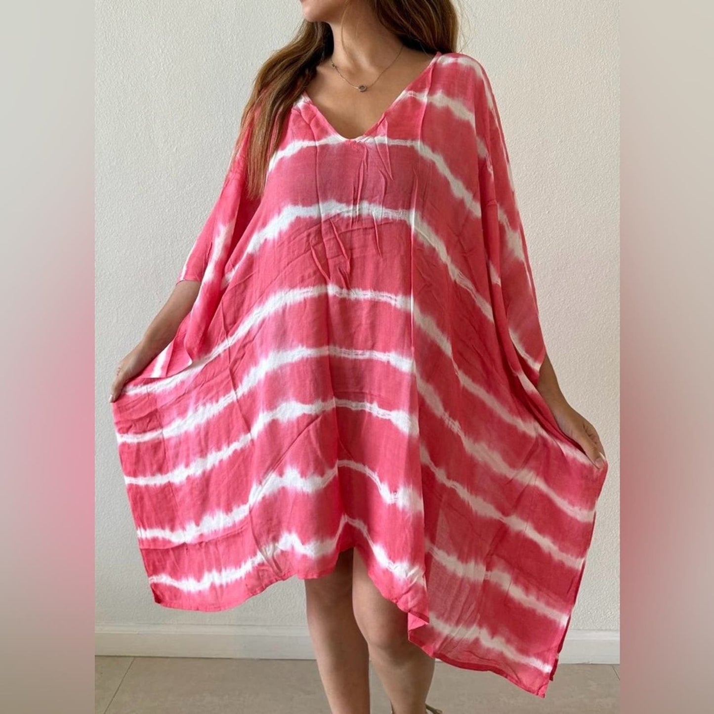 One size fits all tie dye Beach- Pool Cover-Up