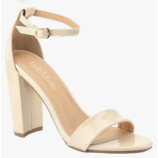 Bella Marie Shirley Women's Strappy Open Toe Block High Heel Sandals