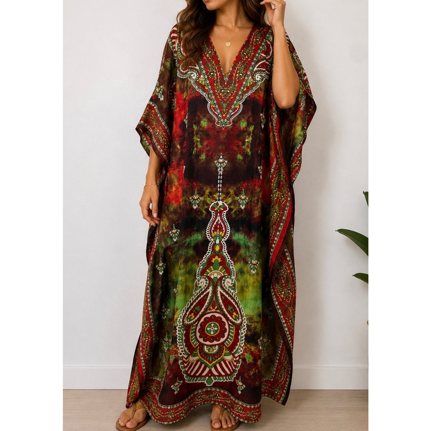 Kaftan Dresses for Women Beach Coverups, One Size Kaftans
