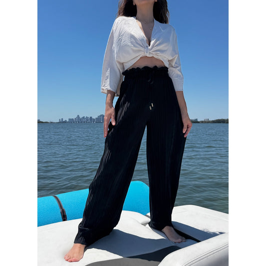 Rhinestone drawstring lounge pants