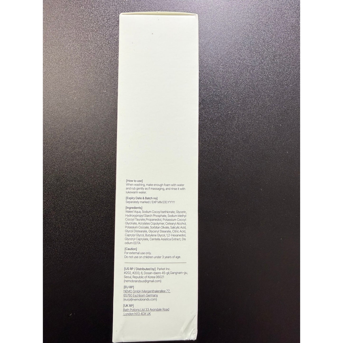 mixsoon Centella Cleansing Foam Face Wash with Cica, Low pH Cleansing
