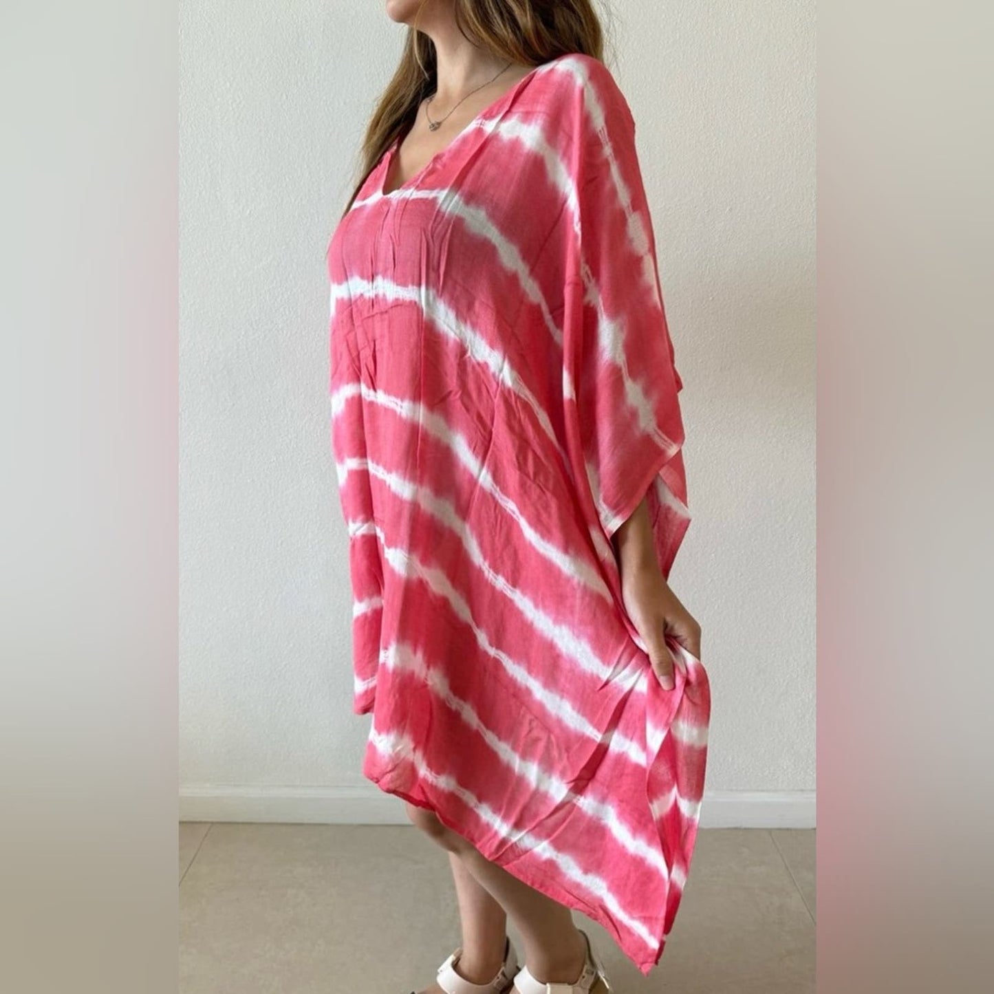 One size fits all tie dye Beach- Pool Cover-Up