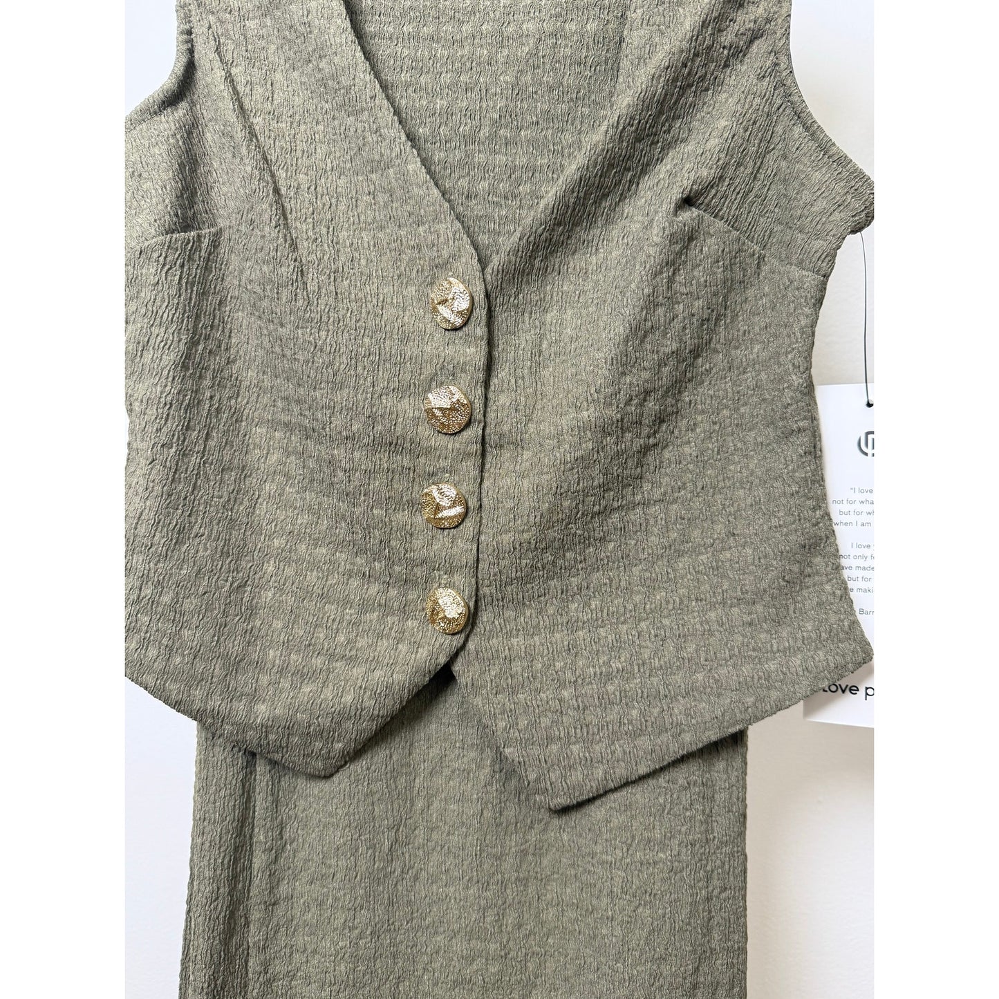 Sunday Shoreline Waffle-Knit Two-Piece Set