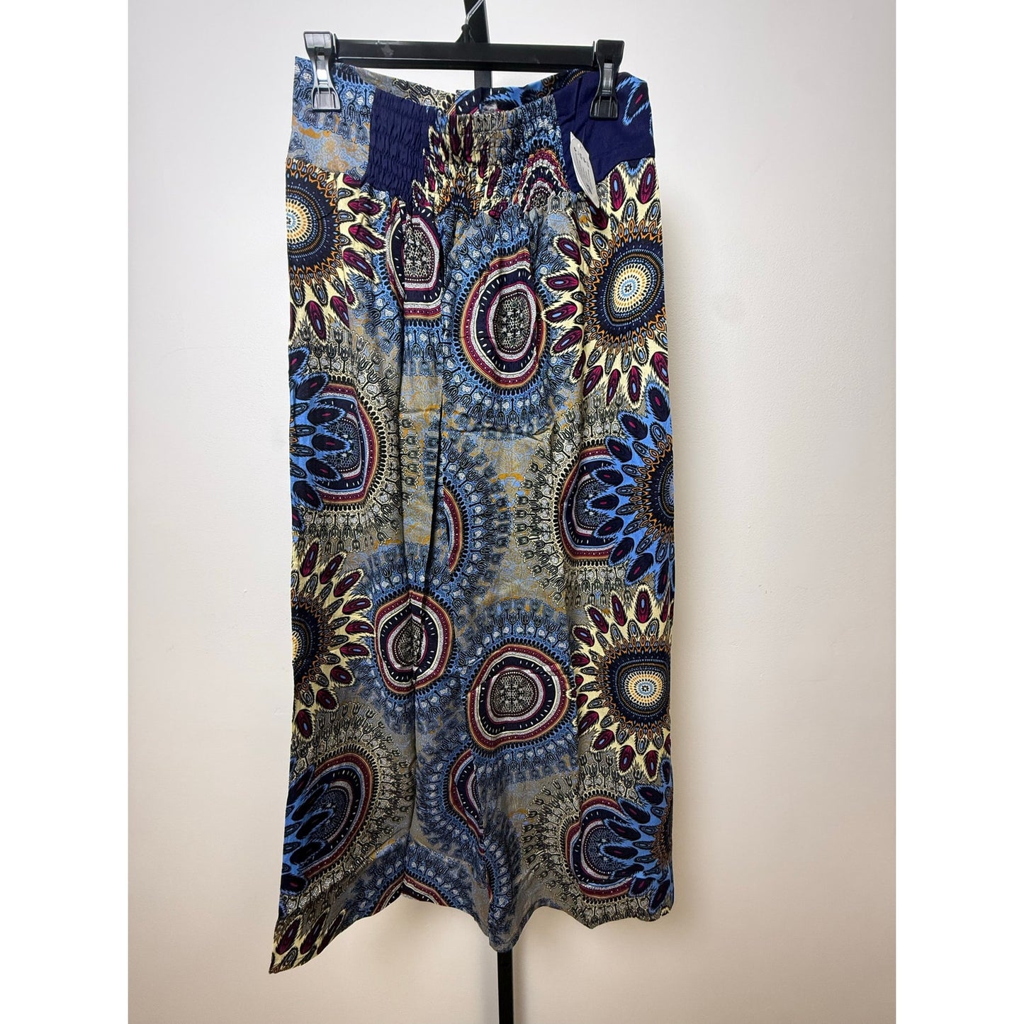 Boho Wide-Leg Wrap Pants – One Size